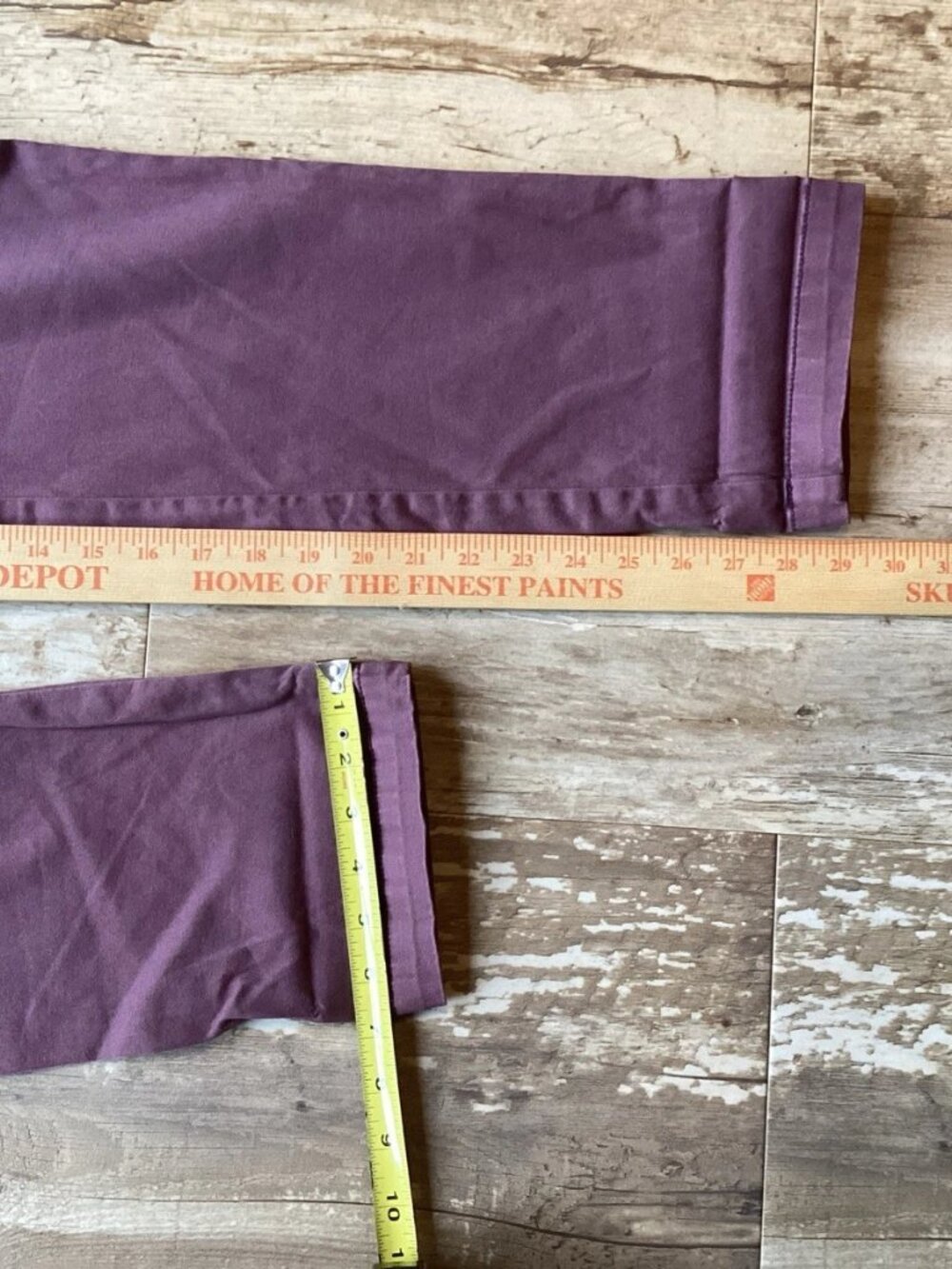 Pilcro And The Letterpress Hyphen Pants Plum Cotton Stretch Women’s 28 - Picture 8 of 8